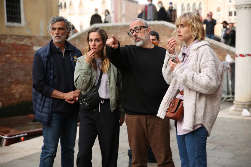 veneciafrenia1_Enrico Lo Verso, Silvia Alonso, Álex de la Iglesia, Ingrid García-Jonsson_Photo credit_Arianna Del Grosso