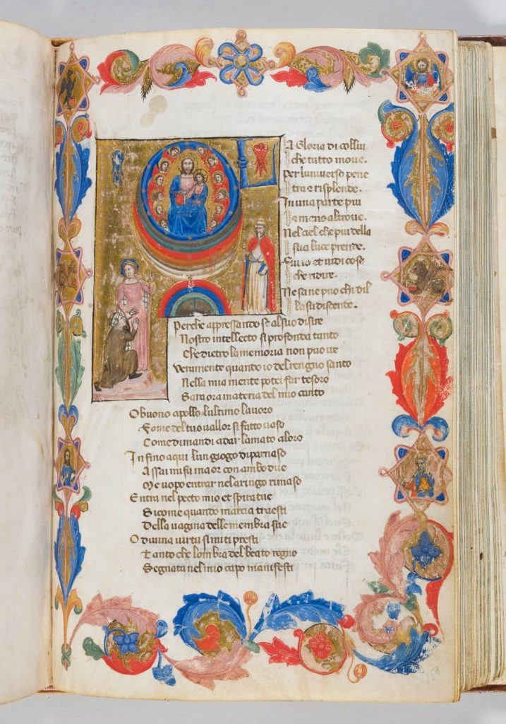 La Divina Commedia, manoscritto miniato Biblioteca Civica Treviso (ms. 337)