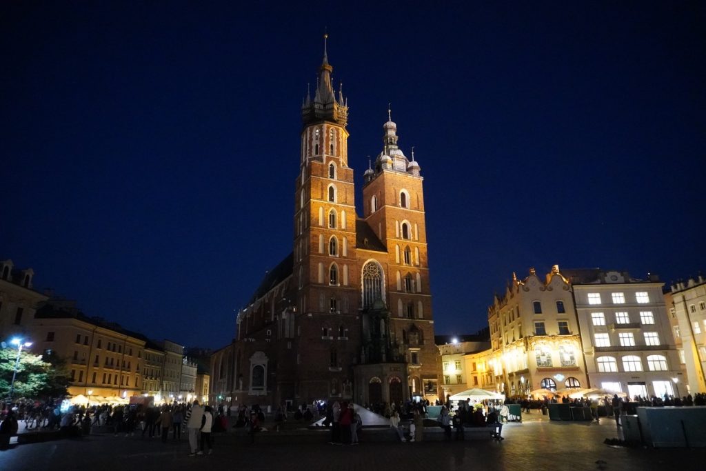 Cracovia: basilica di Santa Maria