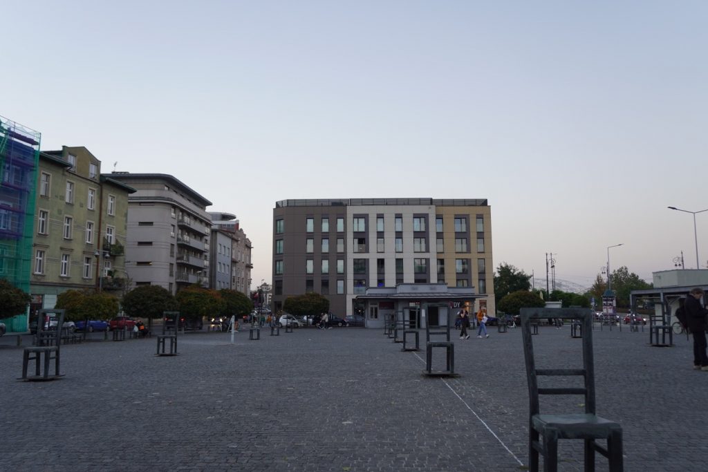 Cracovia, piazza Eroi del Ghetto