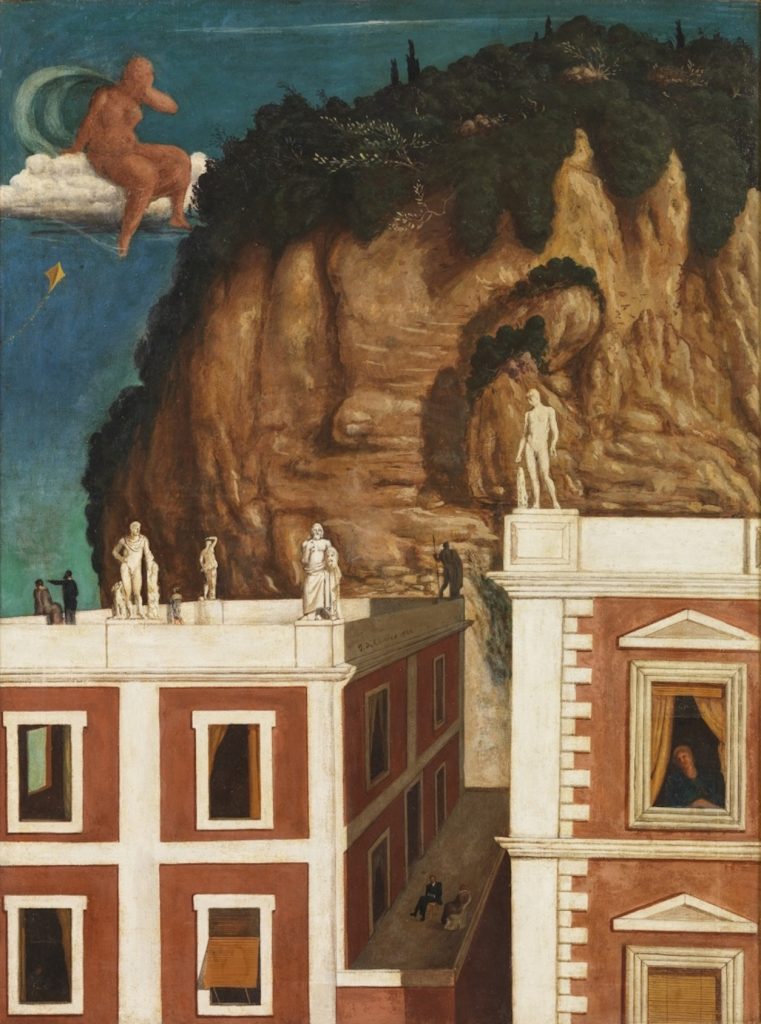 Giorgio de Chirico (Volo, 1888 - Roma, 1978) Villa romana 1922 Tempera su tela 101,5 x 75,5 cm MART 11226 Mart, Museo di arte moderna e contemporanea di Trento e Rovereto Collezione privata